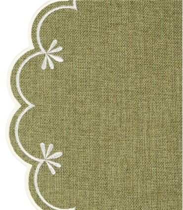 MANTEL INDIVIDUAL TEJIDO PALMA BOTANIO 40CM