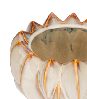 MACETERO  CREMA BRASSICA  26X16CM