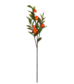 RAMA FLOR MANDARINA 88CM