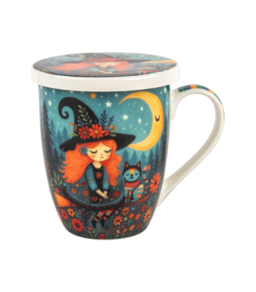 MUG CONFILTRO BRUJA CAJA REGALO