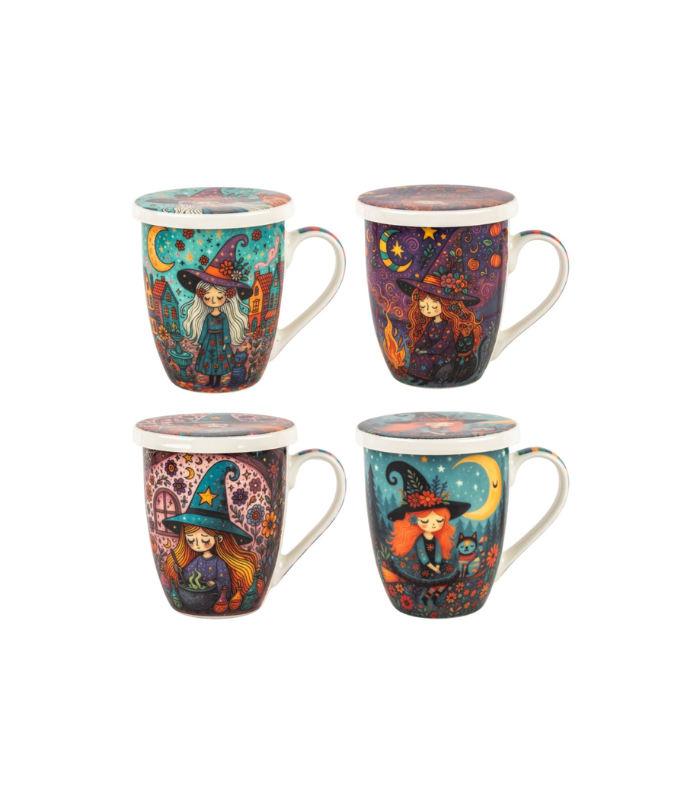 MUG CONFILTRO BRUJA CAJA REGALO