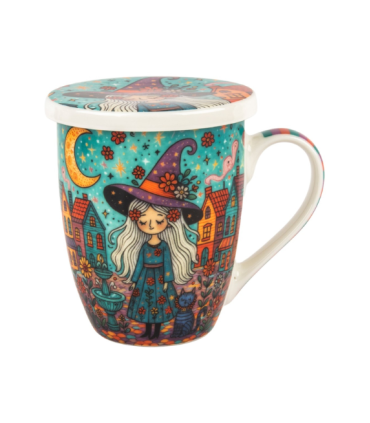 MUG CONFILTRO BRUJA CAJA REGALO