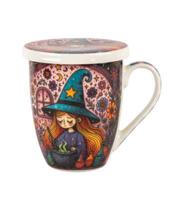 MUG CONFILTRO BRUJA CAJA REGALO