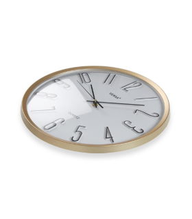 RELOJ PARED BLANCO 33CM