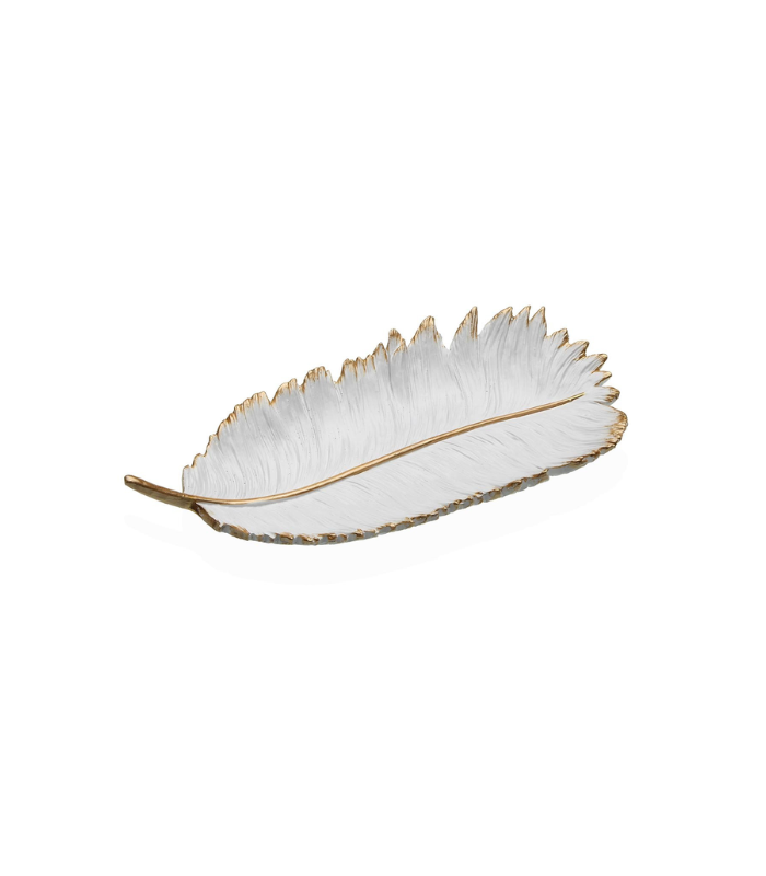 CENTRO DE MESA HOJA BLANCA