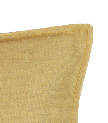 COJIN LINO AMARILLO GRIS 45X13X45CM