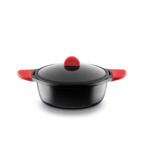 CACEROLA ALTA INDUCTION 20CM CON TAPA CASTEY