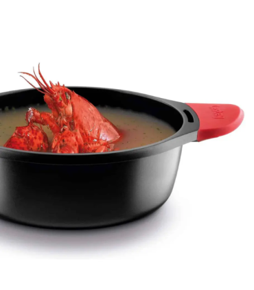 CACEROLA ALTA INDUCTION 24CM CON TAPA CASTEY
