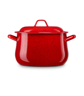 OLLA ABOMBADA EXTRA BURDEOS  16CM 2.5L LA ESTRELLA