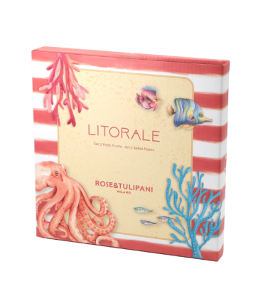 JUEGO 2 PLATO POSTRE MELAMINA 21CM LITORALE