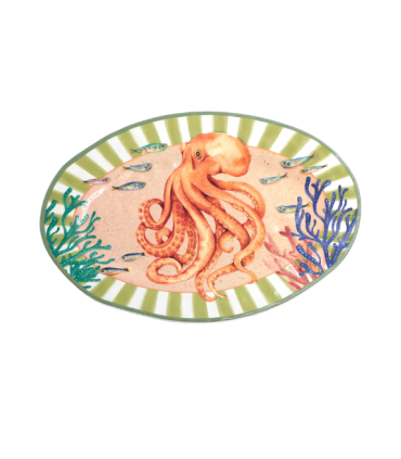 BANDEJA OVAL MELAMINA 45X30CM LITORALE
