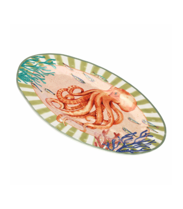 BANDEJA OVAL MELAMINA 45X30CM LITORALE