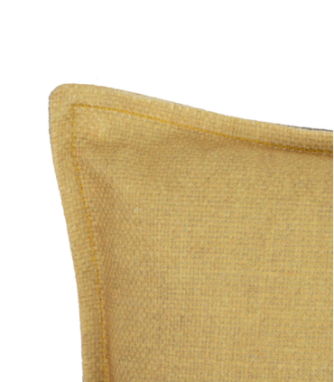 COJIN LINO AMARILLO GRIS  45X13X30CM