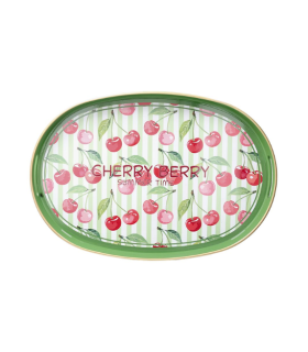 BANDEJA OVAL CON ASAS CHERRY