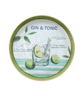 BANDEJA REDONDA GIN&TONIC