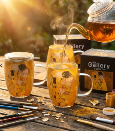 MUG DOBLE PARED KLIMT