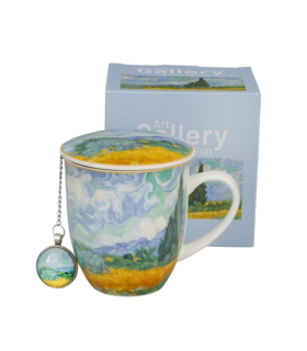 TAZA INFUSOR BOLA CAMPO VAN GOGH