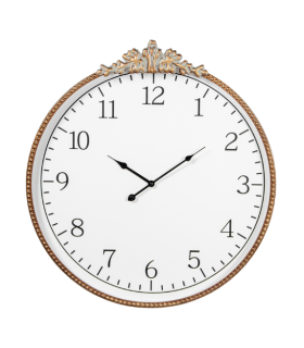 RELOJ PARED 60CM METAL HIERRO 60X64X6,5CM