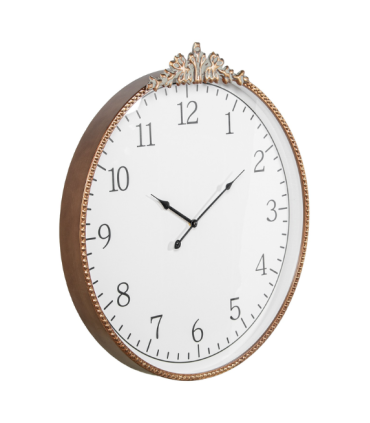 RELOJ PARED 60CM METAL HIERRO 60X64X6,5CM