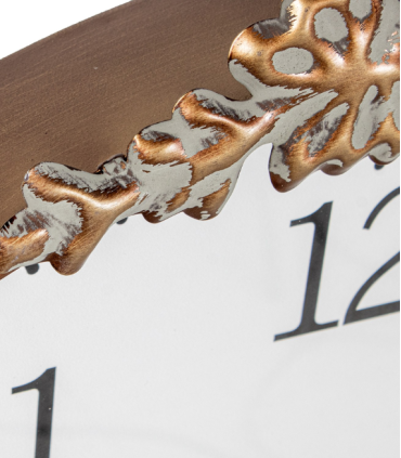 RELOJ PARED 60CM METAL HIERRO 60X64X6,5CM