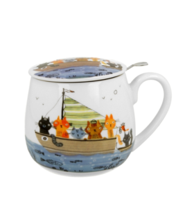 TAZA INFUSION GATOS MARINEROS