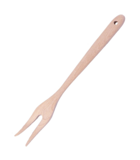 TENEDOR TRINCHAR MADERA 32X4X1.5CM