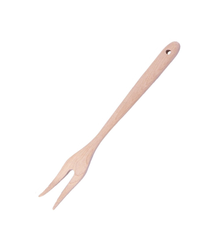 TENEDOR TRINCHAR MADERA 32X4X1.5CM