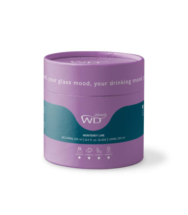 VASO VIDRIO BOROSILICATO 250ML FIGURA CORAZON COLOR INTERIOR