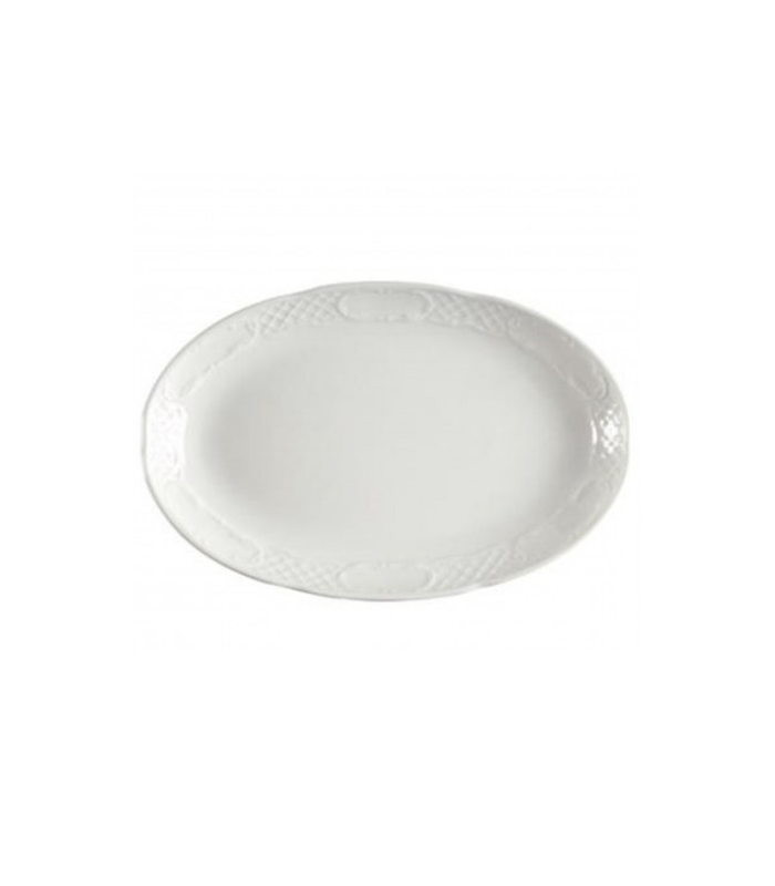 FUENTE OVAL FLORA -AUGUSTA 36X25CM