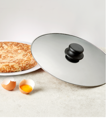 TAPA VOLTEA TORTILLAS INOXIBAR 26CM