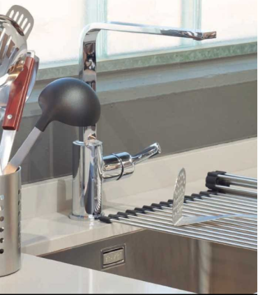 ESCURRIDOR ENROLLABLE FREGADERO 60X40CM INOXIBAR