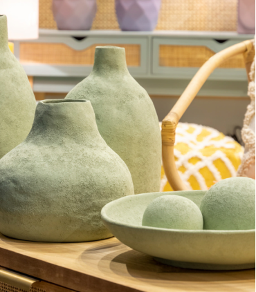 CENTRO CERAMICA VERDE 36X36X8CM