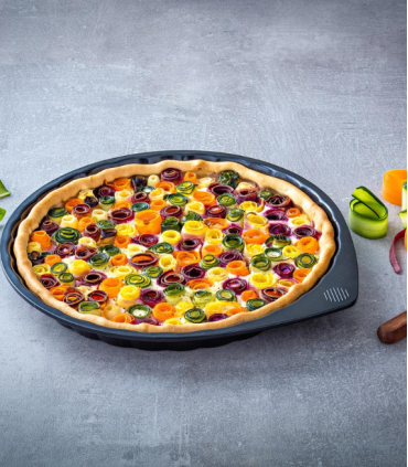 MOLDE TARTA PLANO 30CM METAL MAGIC PYREX