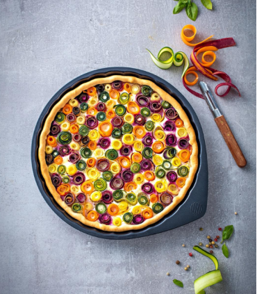 MOLDE TARTA PLANO 30CM METAL MAGIC PYREX