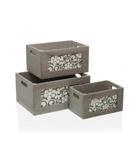 CAJA MADERA GRIS