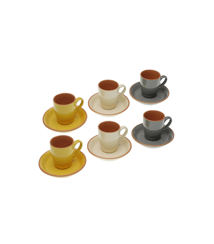 JGO. 6 TAZA CAFE C/PLATO CORIN