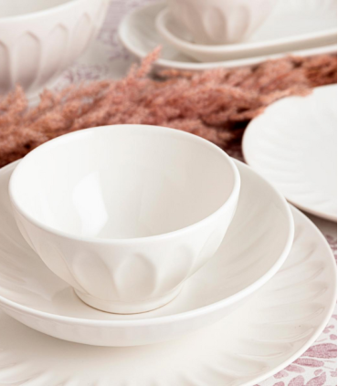 BANDEJA OVAL 19CM ROMANTIC IVORY BD