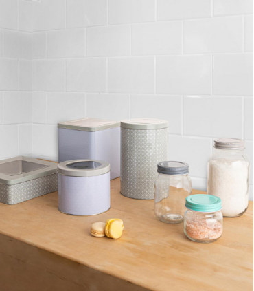 BOTE VIDRIO 1L TAPA GRIS MOSS QD