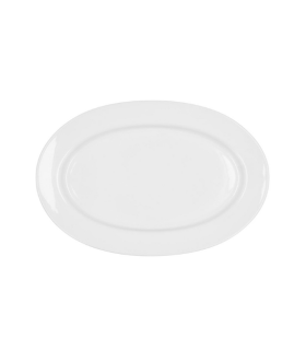 FUENTE OVAL PORC 32X22CM BID GLACIAL