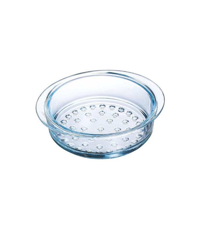 CESTA VAPOR VIDRIO 20CM PYREX