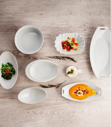 FUENTE OVAL 28.2X15.5X9CM RISOTTO GASTRO QD