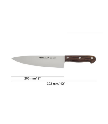 CUCHILLO ATLANTICO COCINERO 200MM PALISANDRO ARCOS