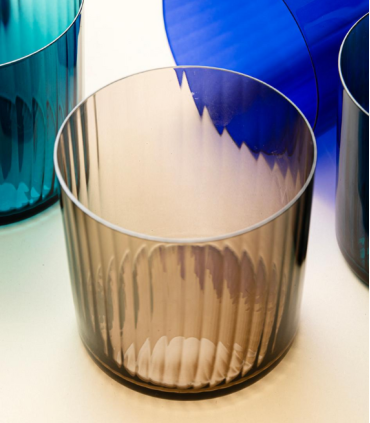 CAJA 6 VASO FB 35CL OPTIC GRIS BOHEMIA