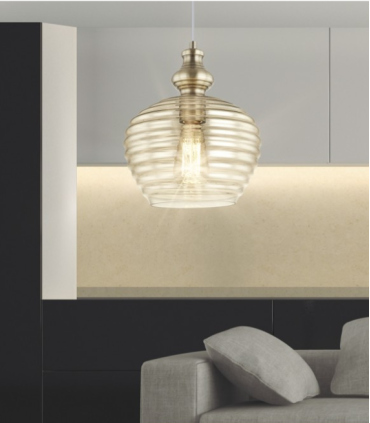 COLGANTE LUMPUR CUERO 1E27