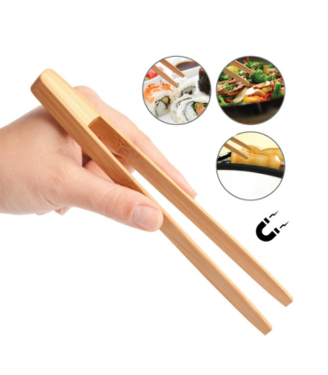 PINZA TOSTADORA TOAST&MORE 20CM BAMBU
