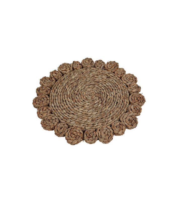 BAJO PLATO RDO. HOJA DE BANANA