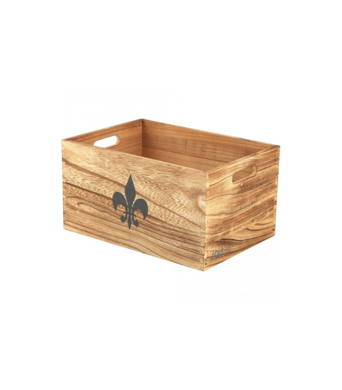 CAJA MADERA NATURAL LIS