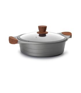 CACEROLA BAJA  ALUM FUNDIDO STILO 28CM