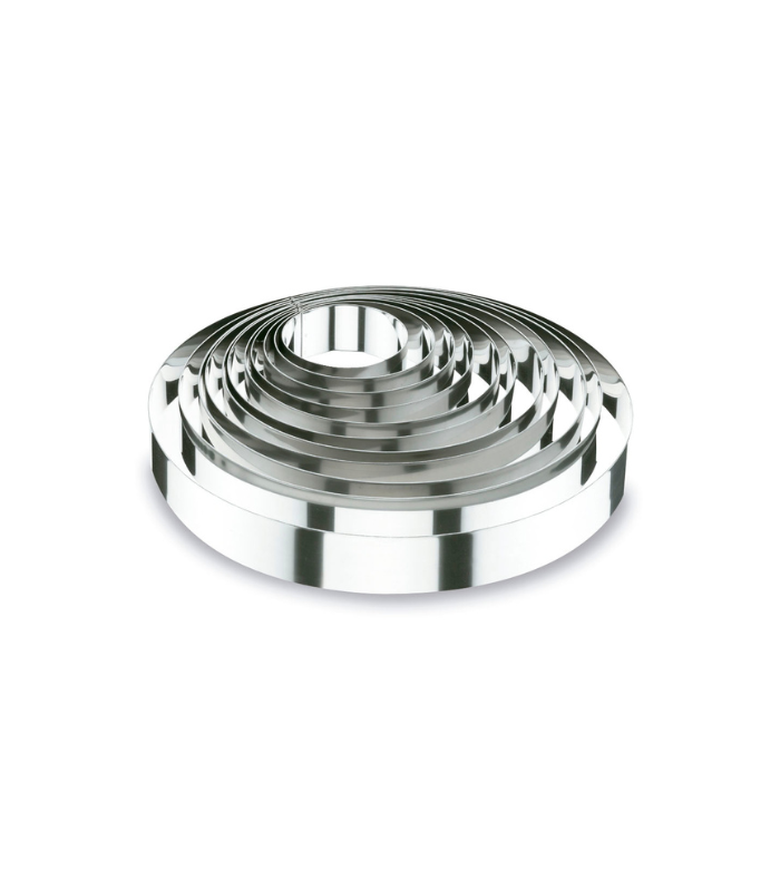 MOLDE ARO REDONDO 7X6CM INOX 18/10