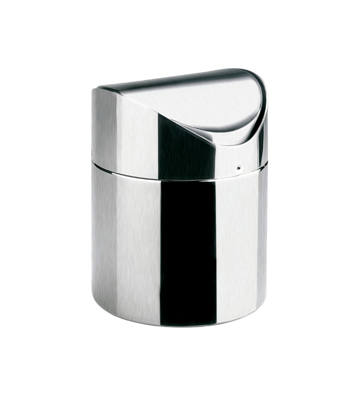 PAPELERA SOBREMESA INOX